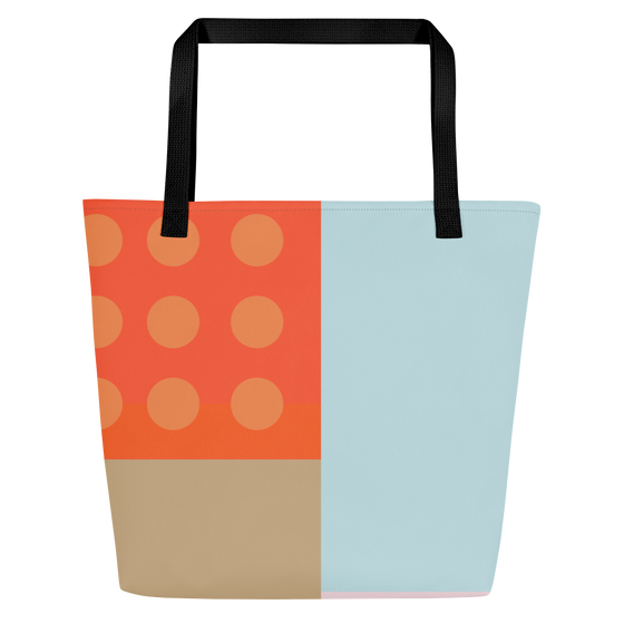 Large Abstract Tote Bag